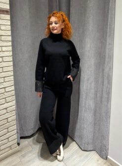 Γυναικείο Πλεκτό Σετ με Γκλίτερ