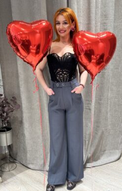 Γυναικείο Υφασμάτινο Παντελόνι με Λάστιχο